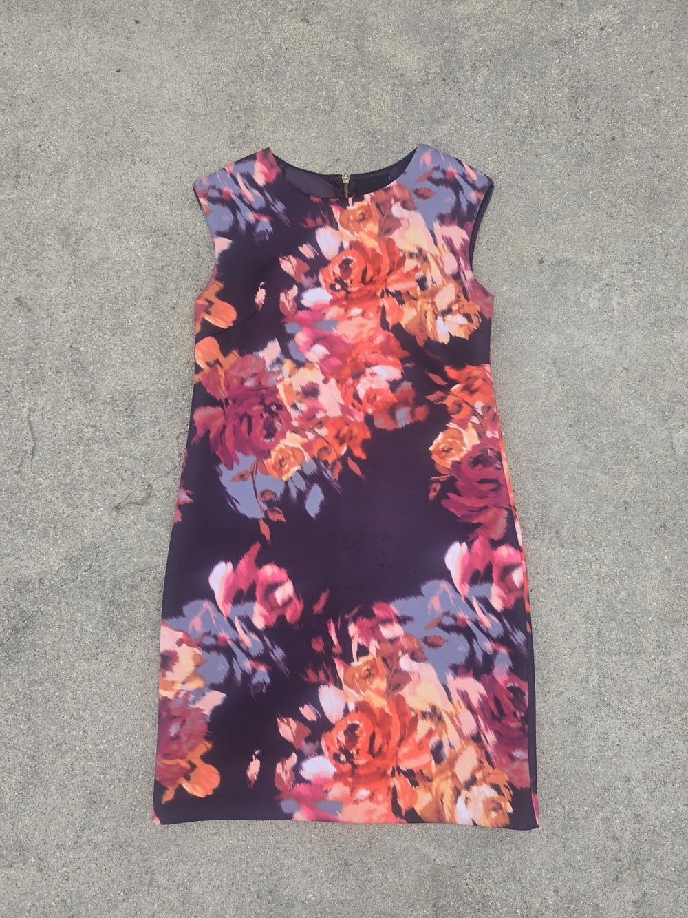 Cynthia Rowley Scuba Floral Dress